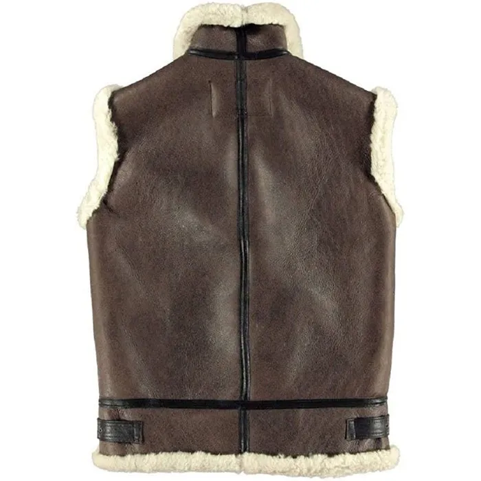 B3 Shearling Sheepskin Leather Vest