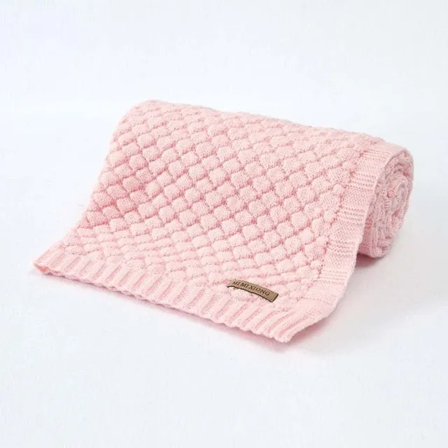 Blankets Knitted Swaddle Wrap 100*80cm