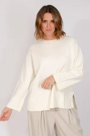 Cream Soft Crew Neck Jumper