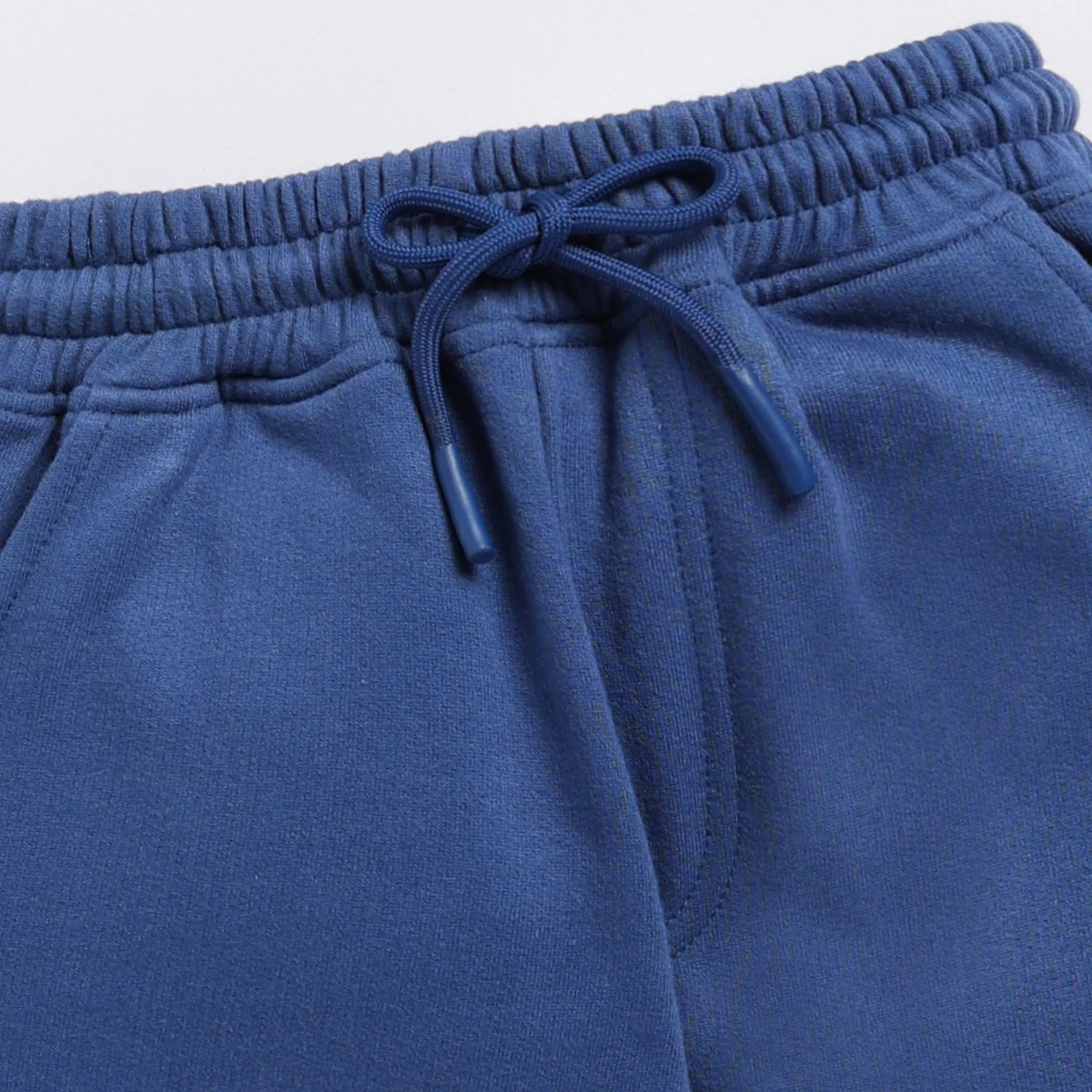 Dark Blue Organic Fleece Relaxed Jogger