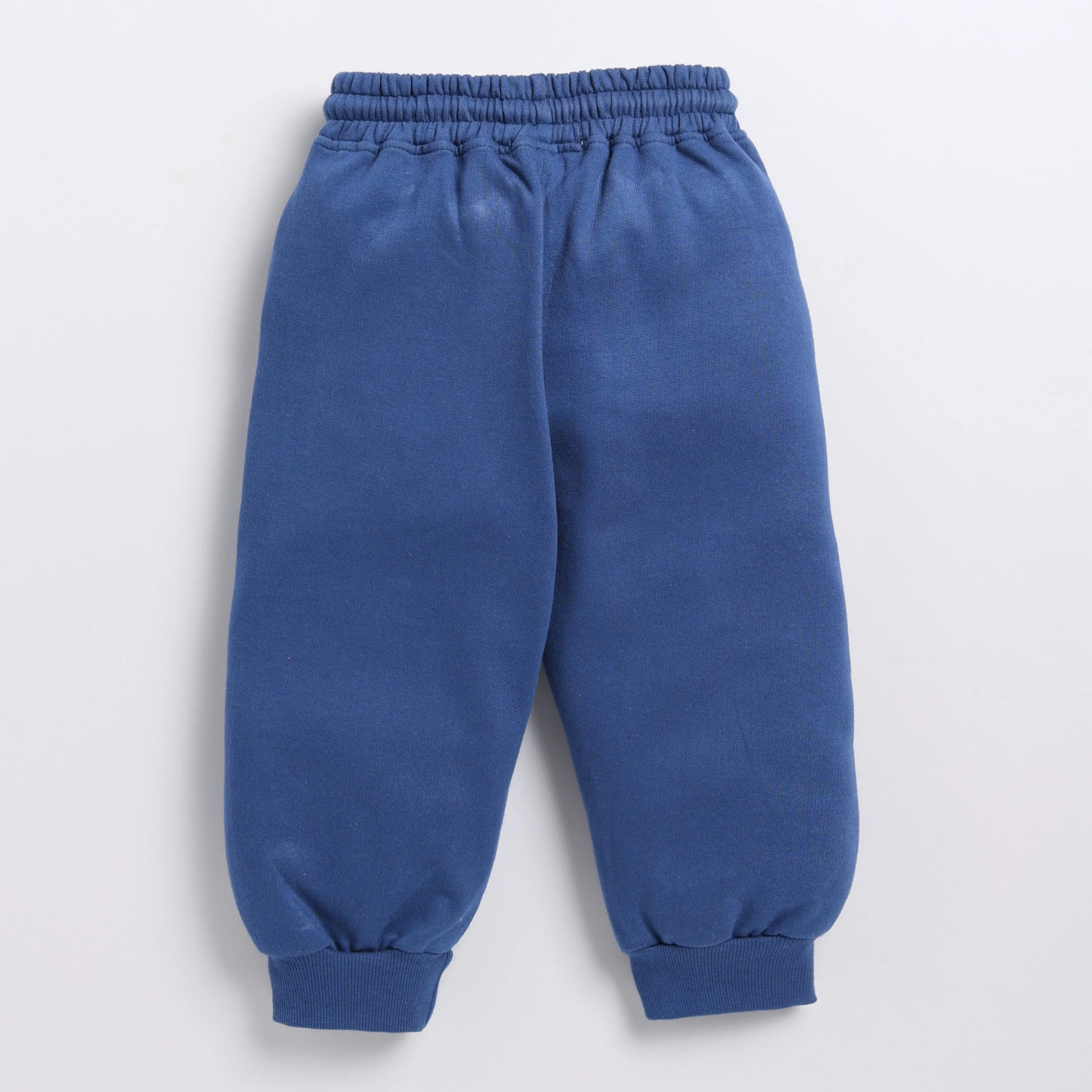 Dark Blue Organic Fleece Relaxed Jogger