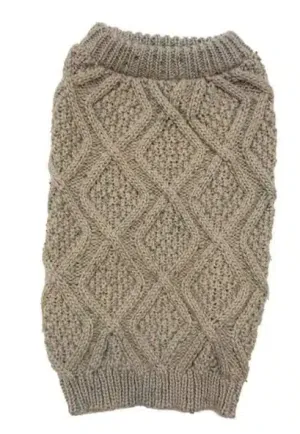 Fashion Pet Sweater Taupe XXL Dog Clothes