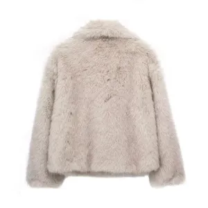 Faux Fur Short Coat