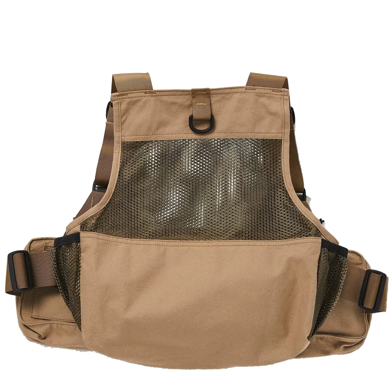 Filson Mesh Fishing Strap Vest Dark Tan