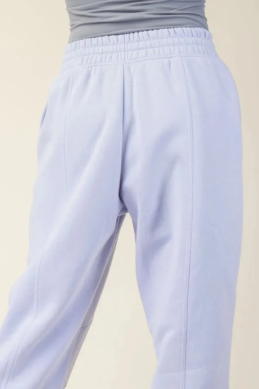 French Terry Fleece Jogger Sweatpant Iris