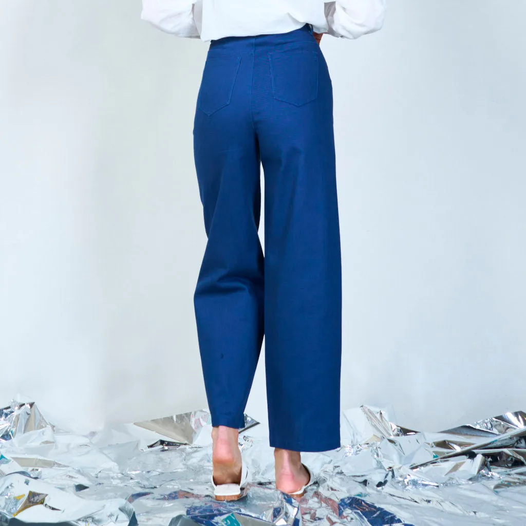 High-waisted tailored trousers wholesale