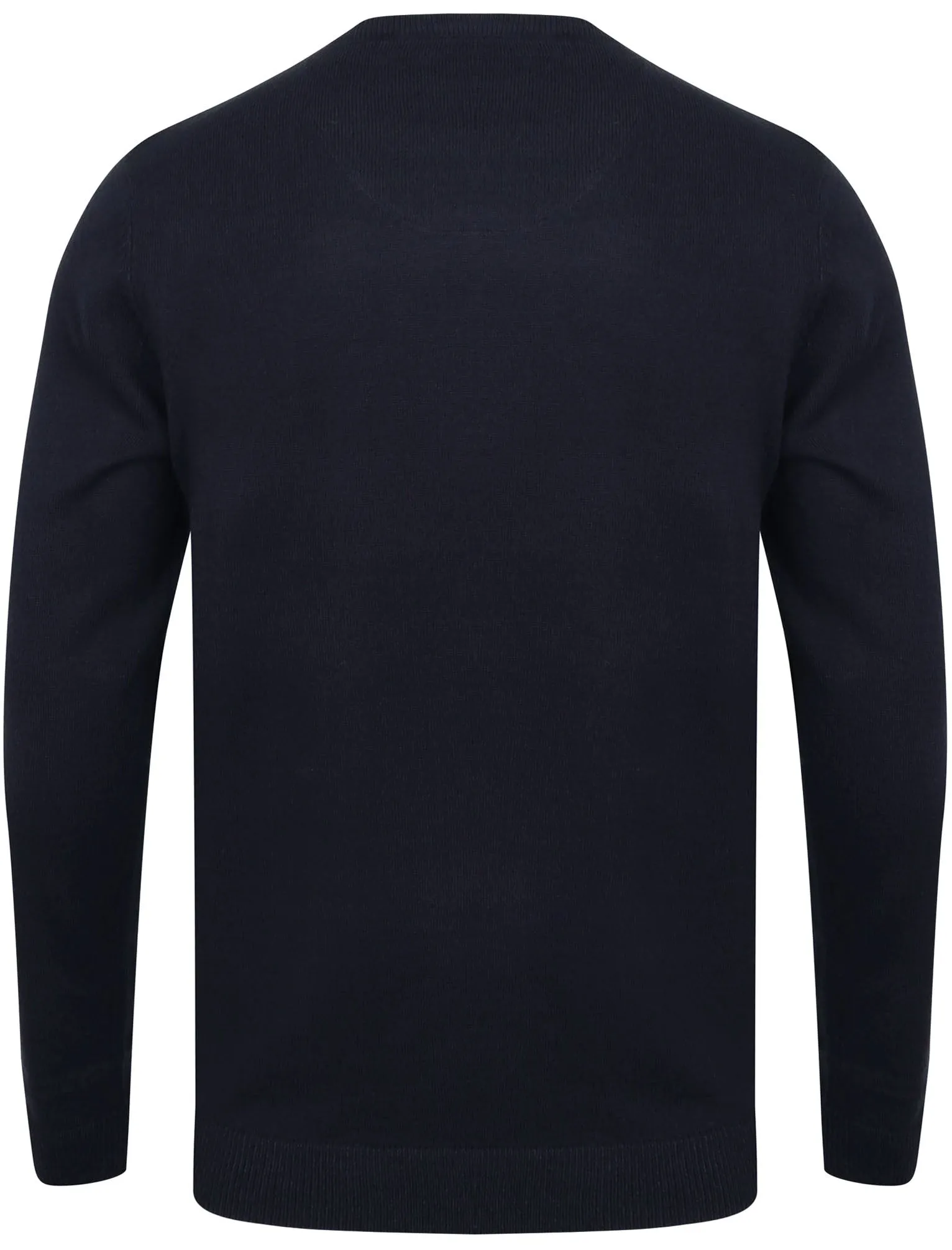 Houston Basic Crew Neck Knitted Jumper in Dark Navy - Kensington Eastside