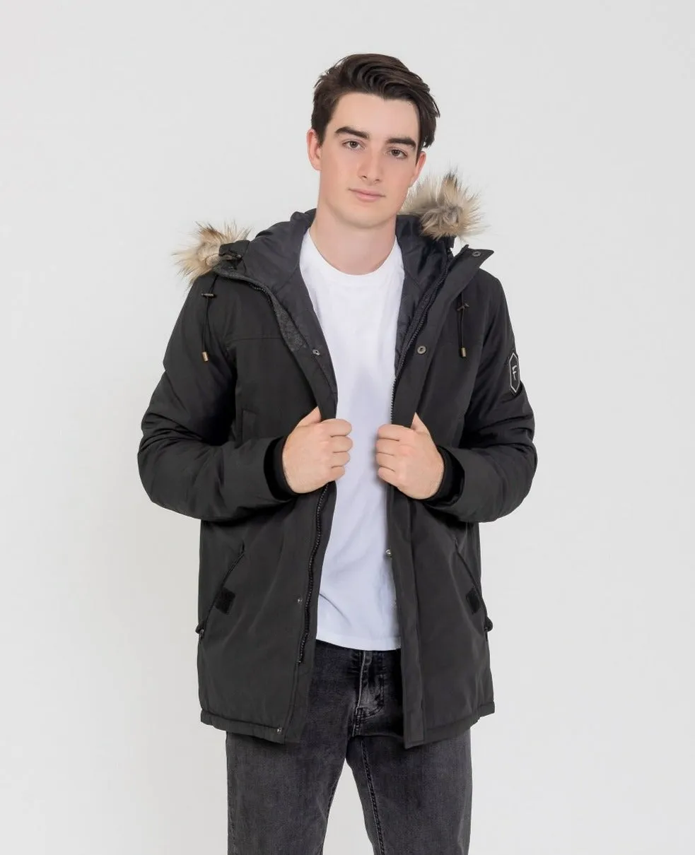 Men's Hudson Ultra Lite Hooded Winter Parka Coat