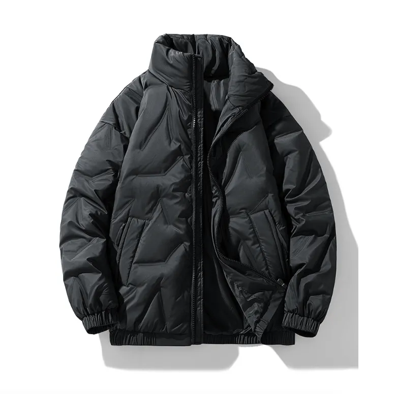 Men's Stylish High Neck Quilted Insulation Jacket