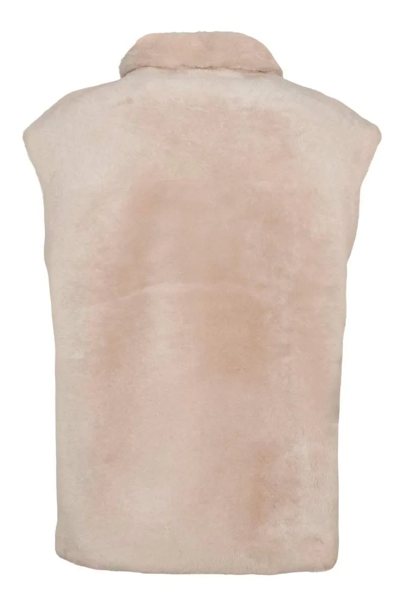 NC | Natures Collection Lorena Vest | Assorted Shearling Lamb | Offered Online Only