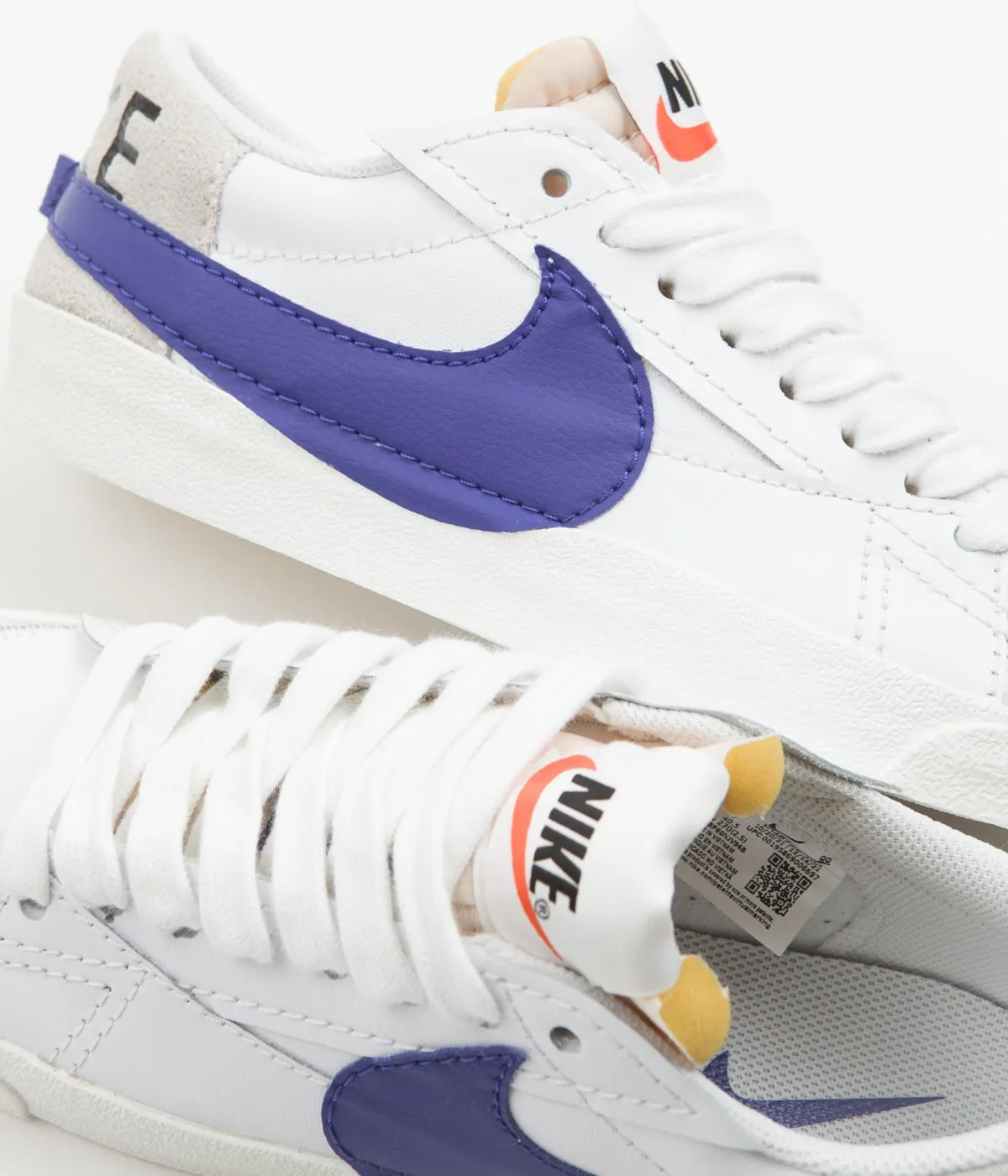 Nike Blazer Low '77 Jumbo Shoes - White / Old Royal - Light Bone - Sail