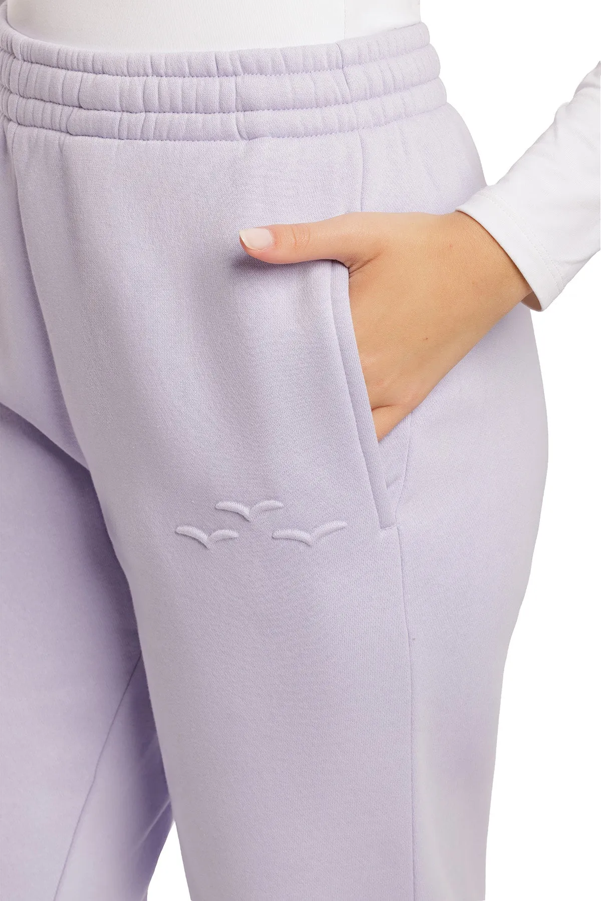 Nova premium fleece relaxed joggers in lavender