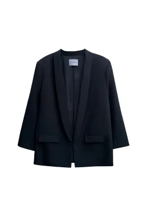 Oversized Classic Blazer - Black