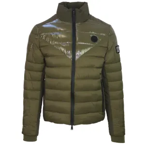 Plein Sport Plain Quilted Green Jacket