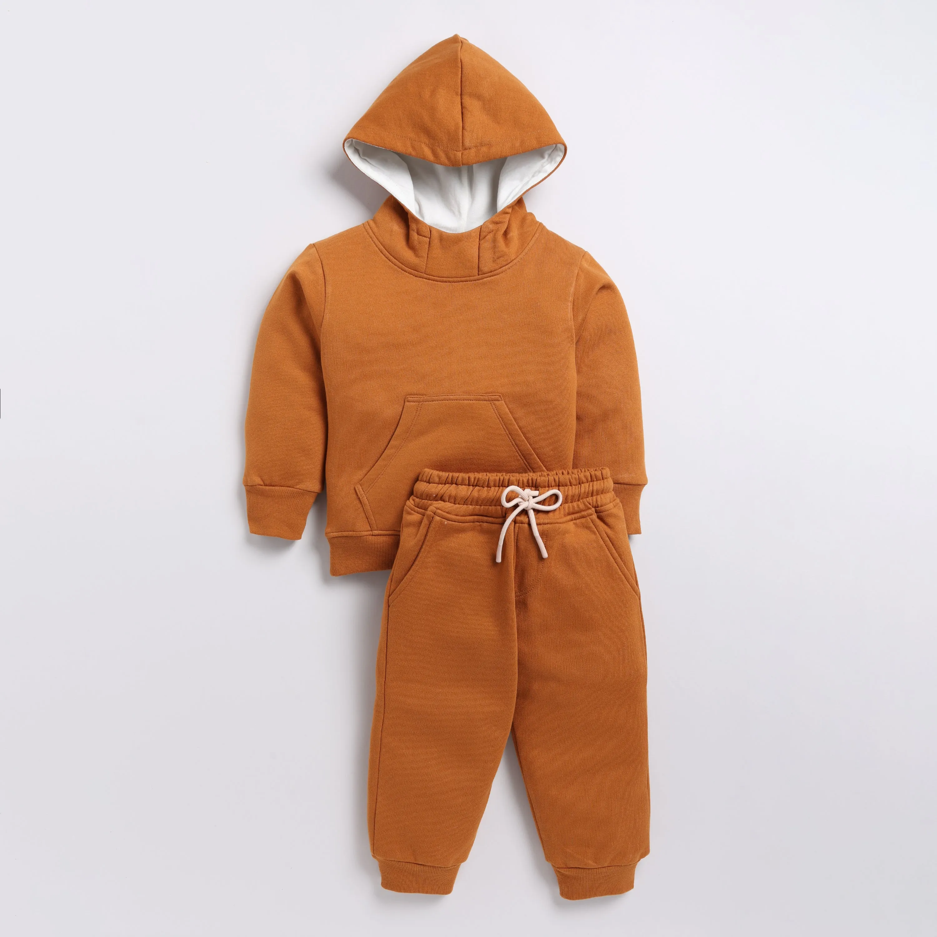 Pumpkin Spice Organic Fleece Hoodie & Jogger Set