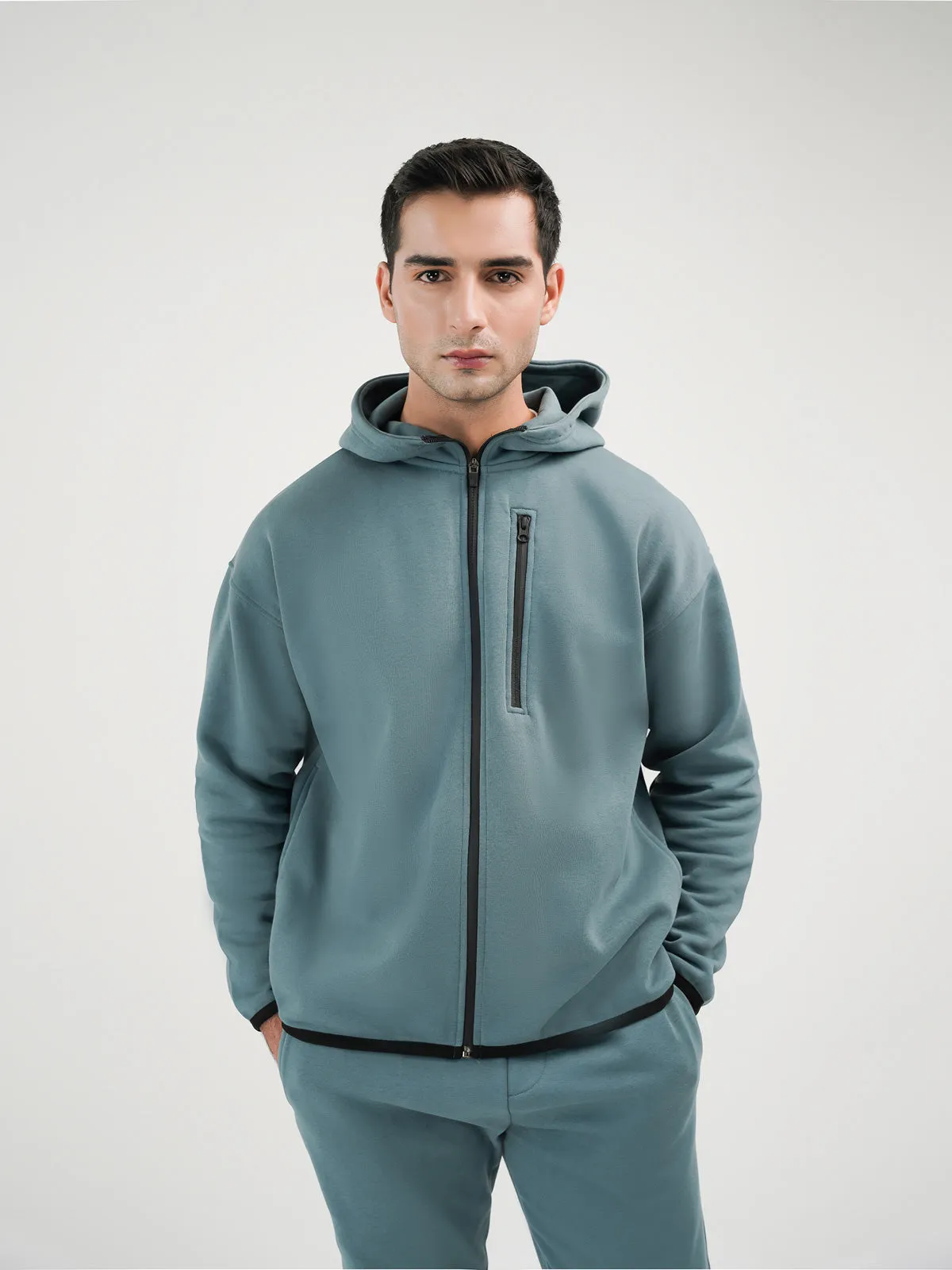 "VIKING" Casual Cozy Fleece Tracksuit