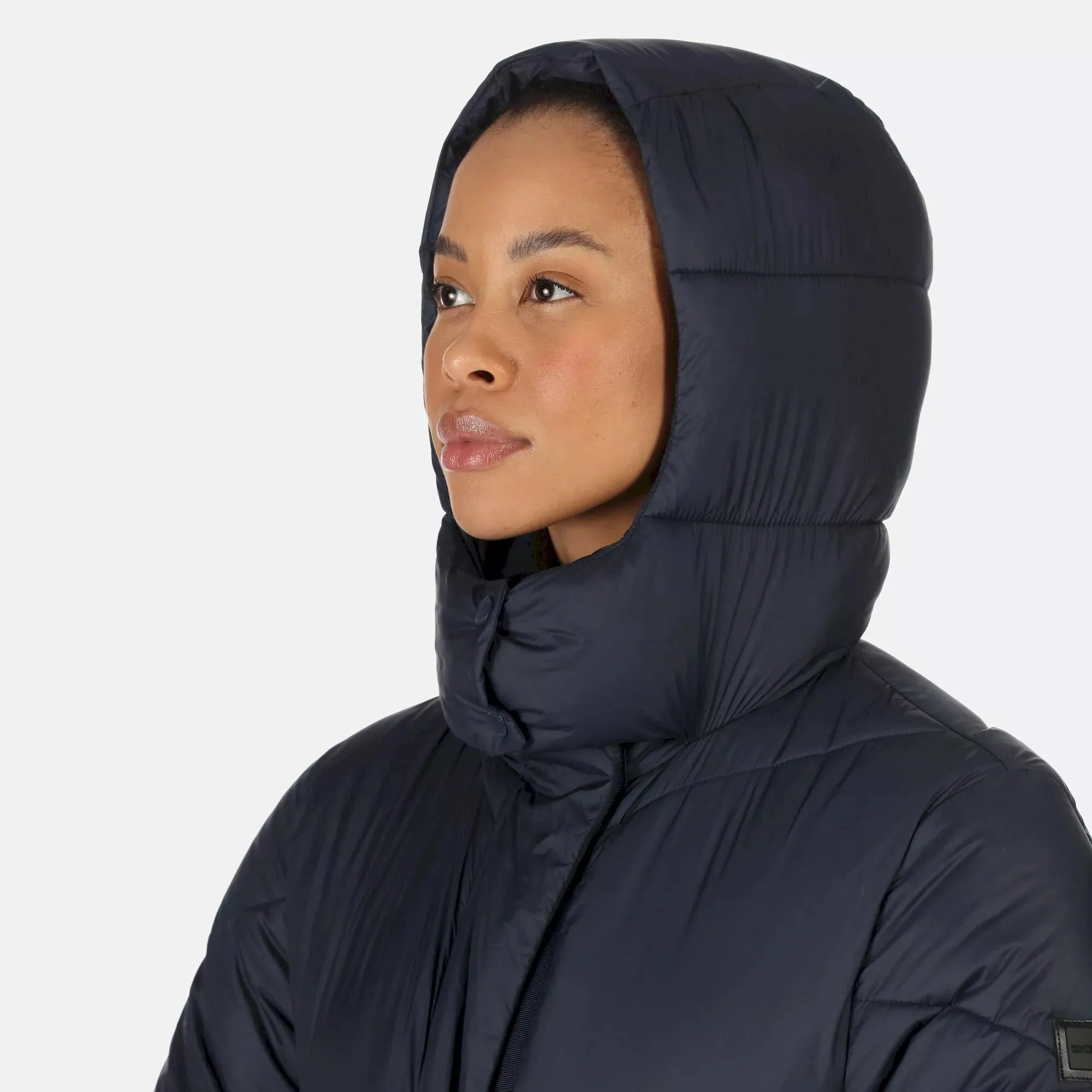 Regatta Ladies Longley Longline Quilted Jacket | Navy