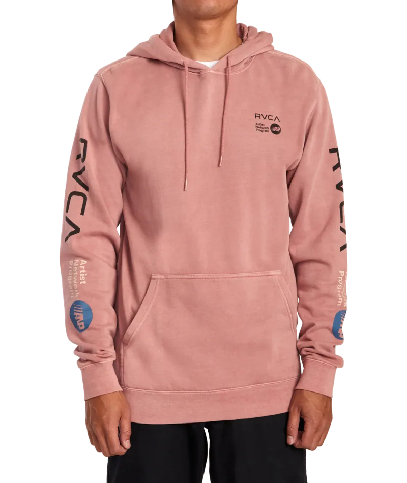 RVCA ANP Pigment Hooded Sweatshirt-Chai