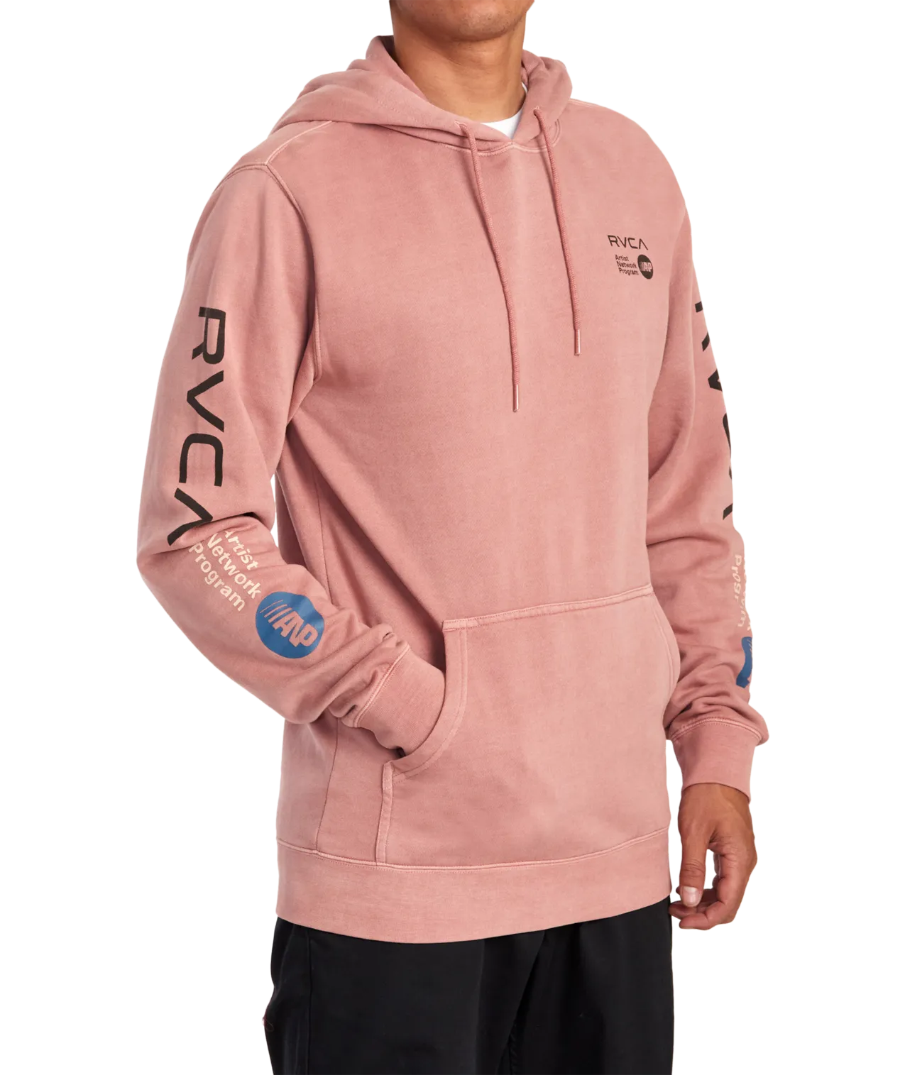 RVCA ANP Pigment Hooded Sweatshirt-Chai