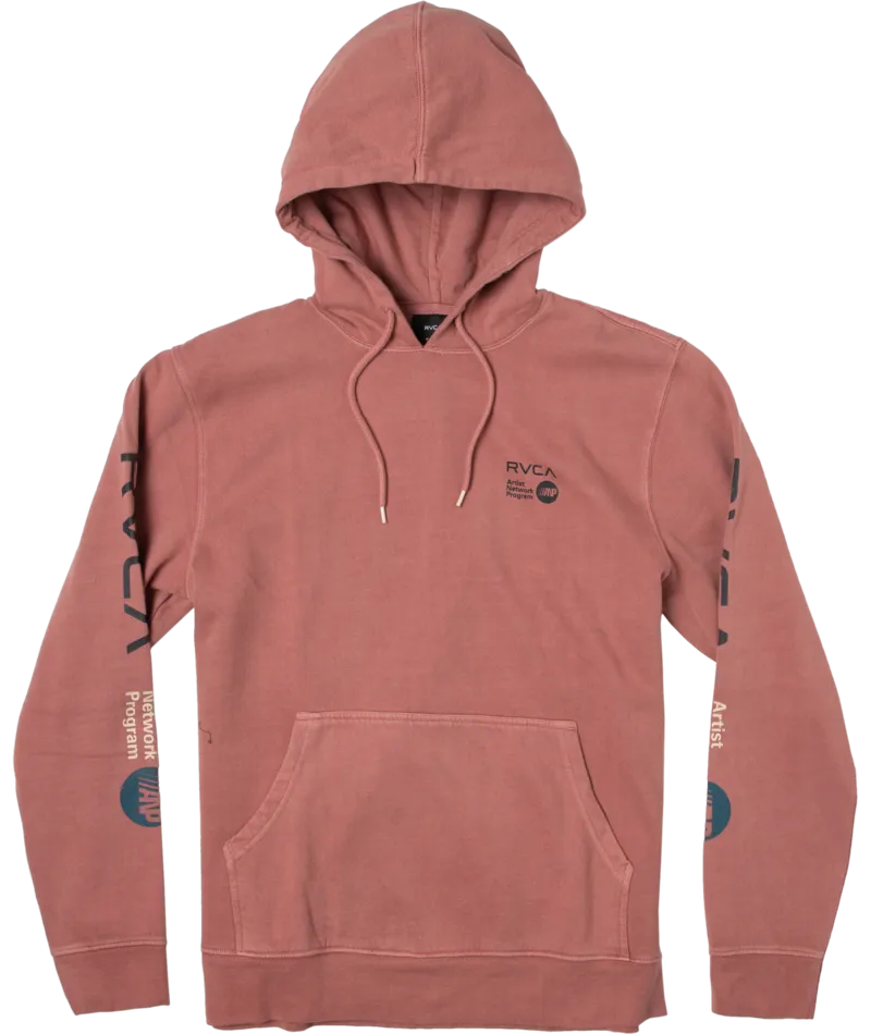 RVCA ANP Pigment Hooded Sweatshirt-Chai