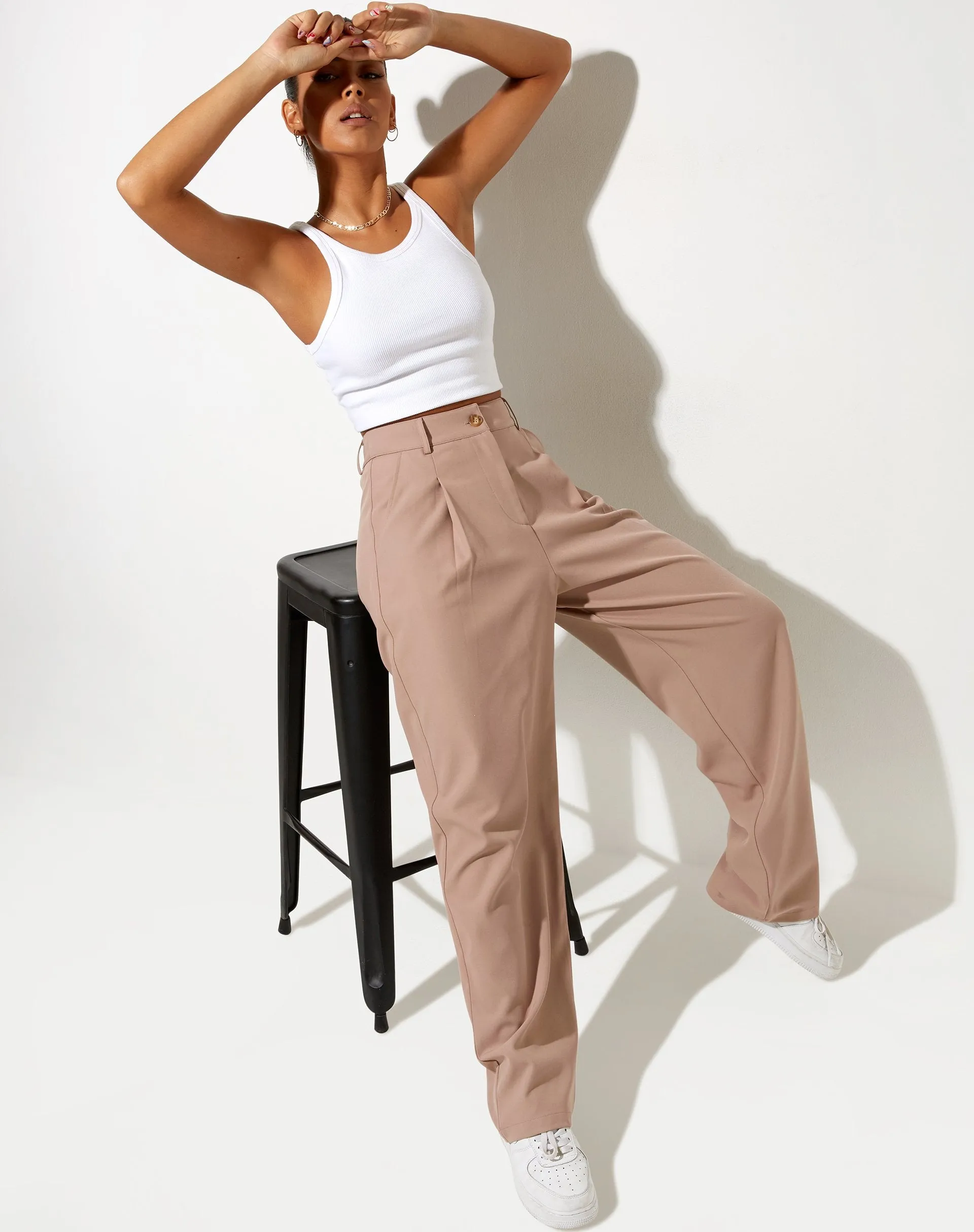 Sakila Trouser in Tailoring Dusty Lilac