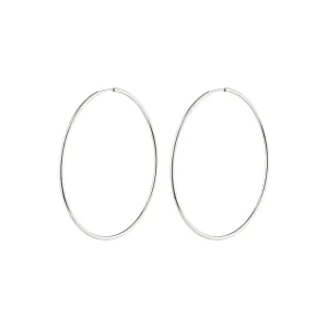 SANNE large hoop earrings silver-plated