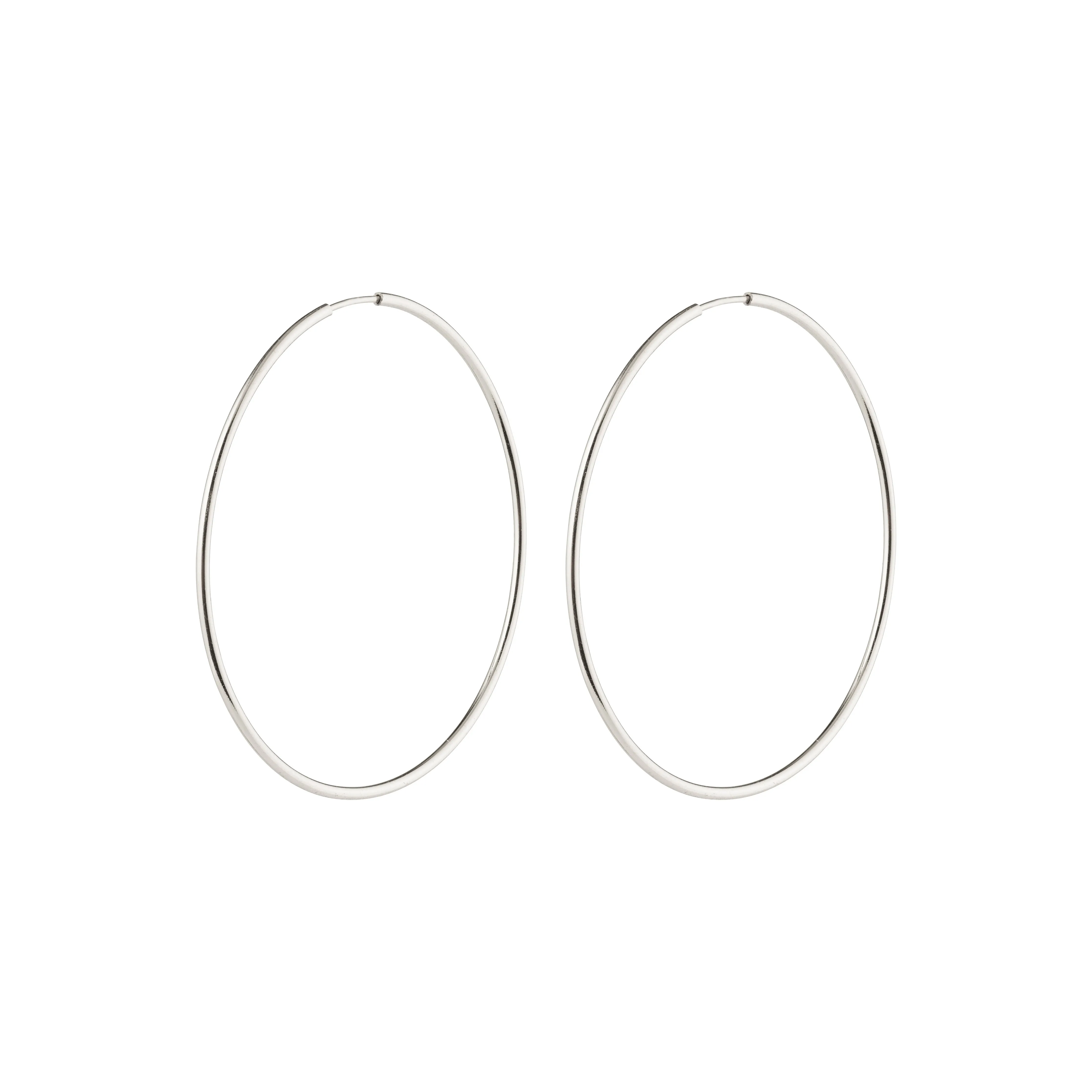 SANNE large hoop earrings silver-plated