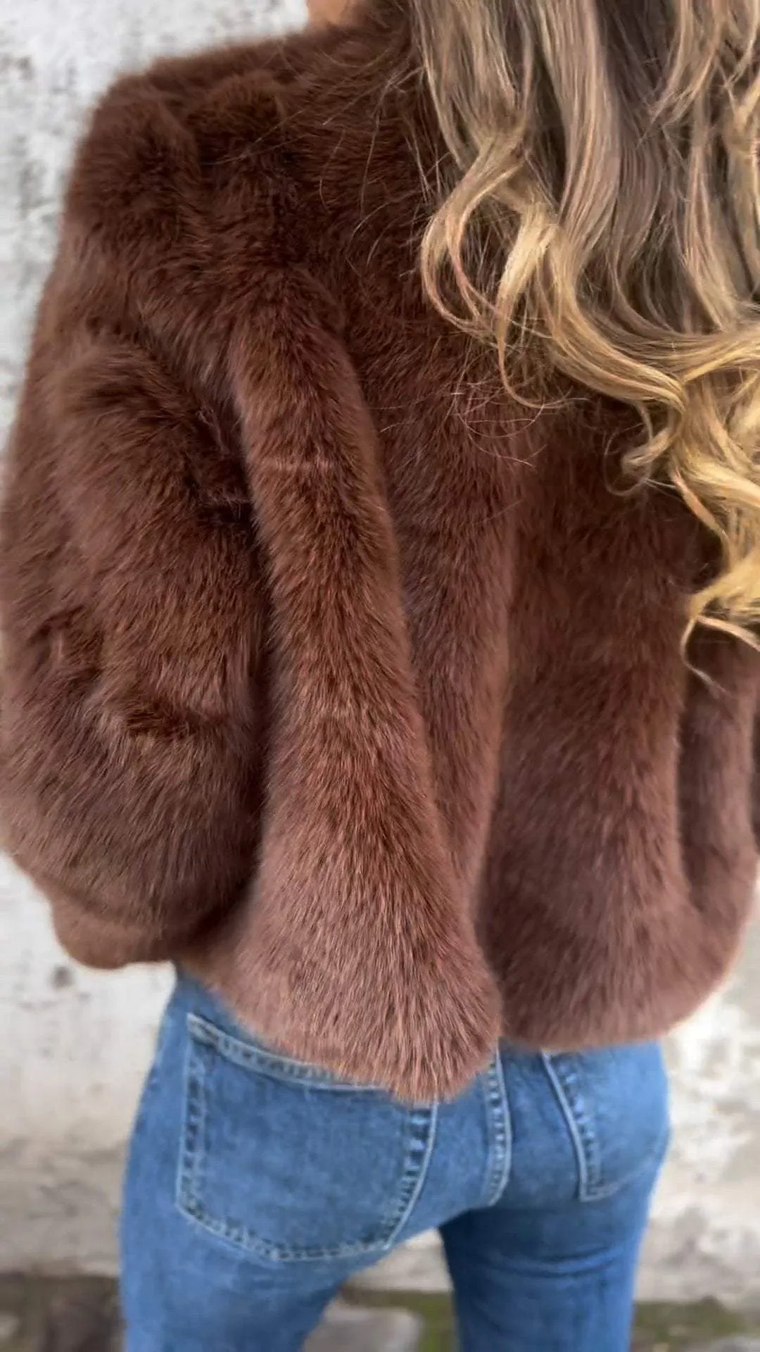 Sarah | Faux Fur Jacket