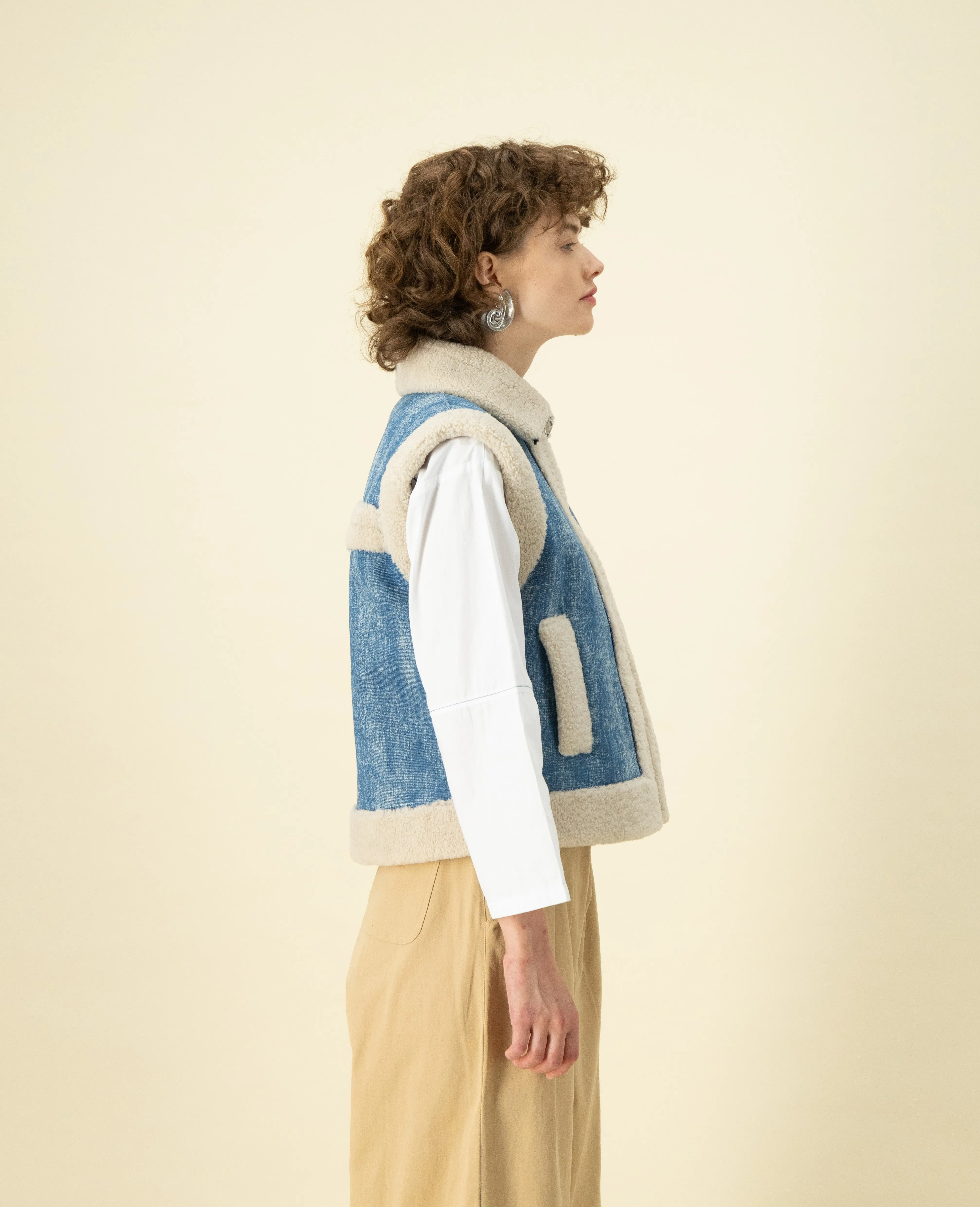 Shearling Vest