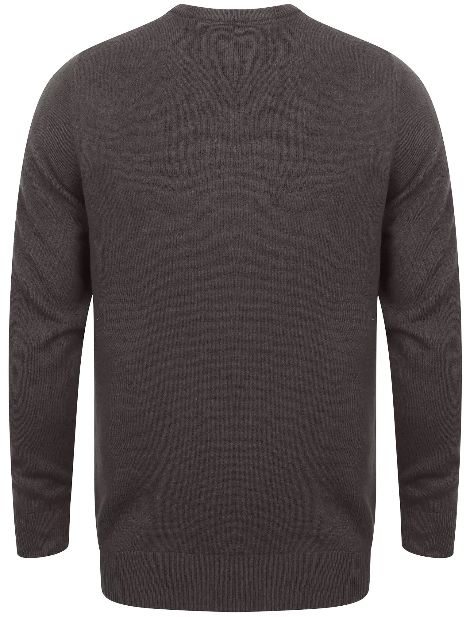 Silvo Soft Cashmillon V Neck Jumper In Ebony Grey - Kensington Eastside