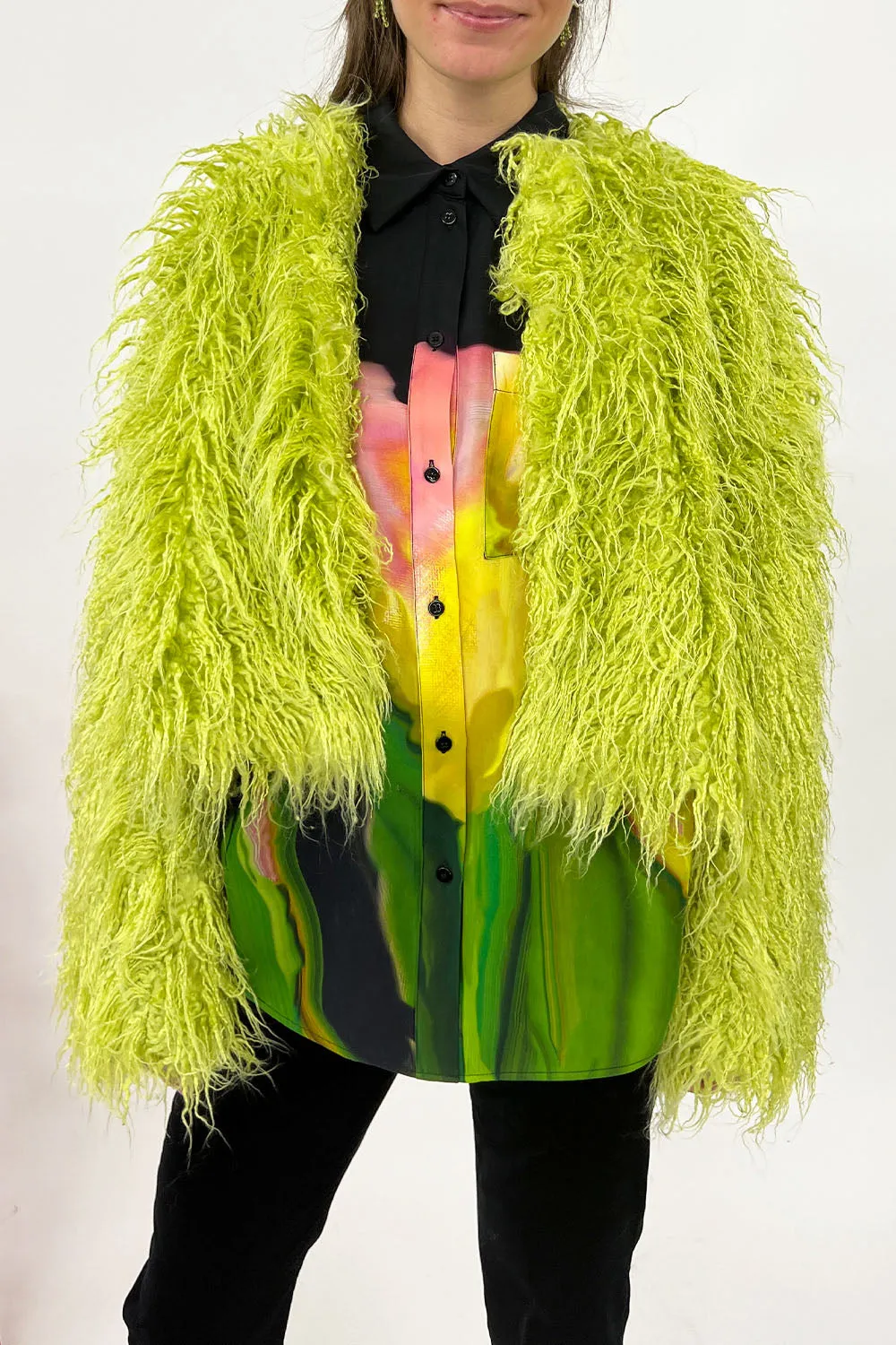 Stine Goya- Genessis Jacket: Limeade