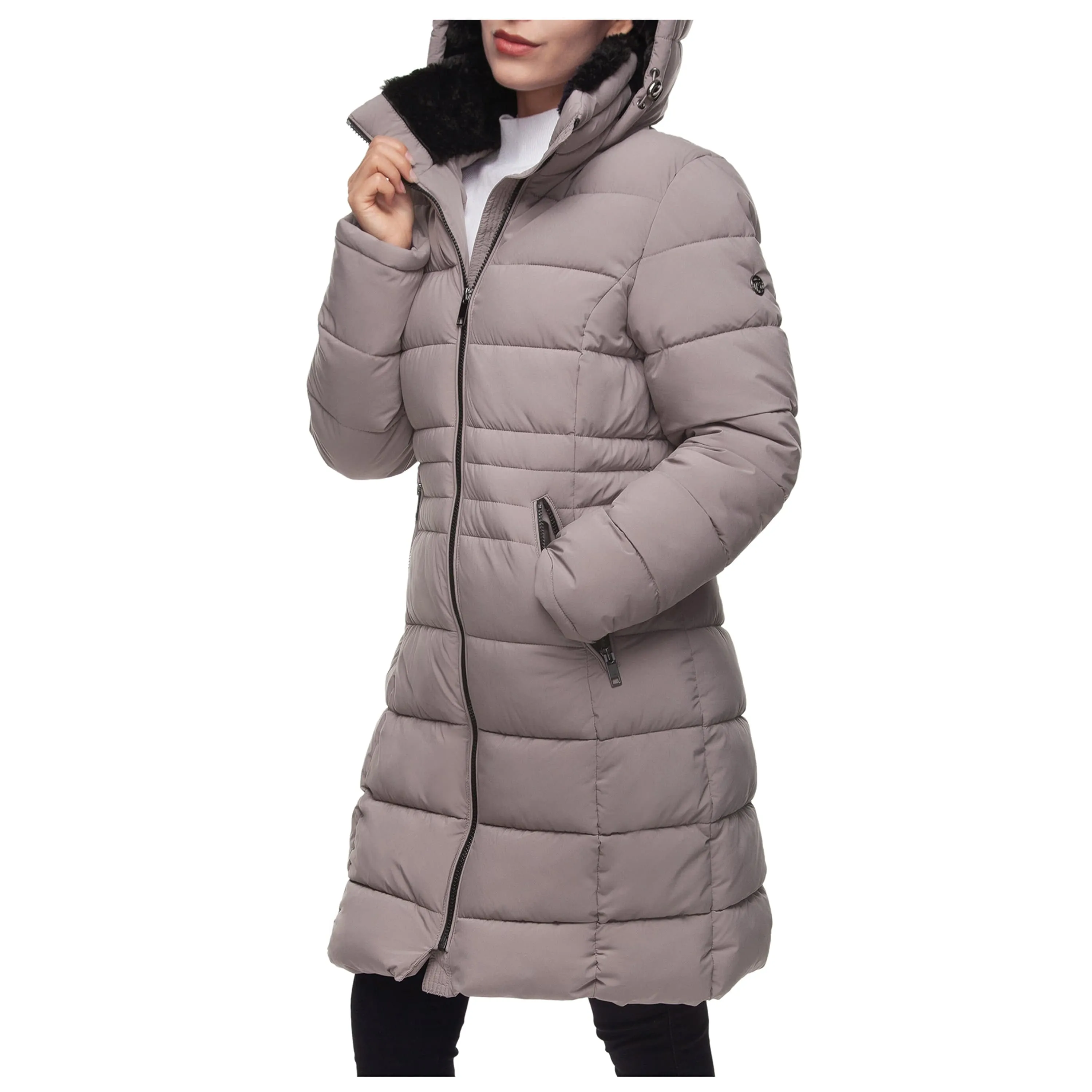 Women's Heavy Long Puffer Jacket Winter Coat